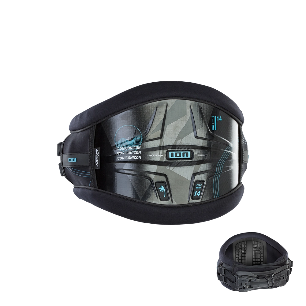 Harnais Windsurf Ion Icon Curv 2022 Noir 3 Harnais Windsurf Ion Icon Curv 2022 Noir