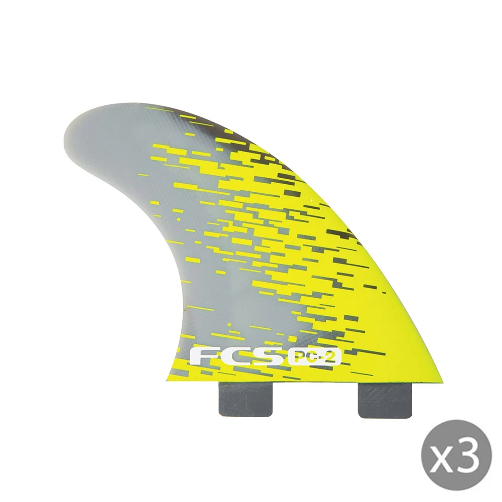 AILERONS SURF FCS PC-7 ACID SMOKE LARGE SET DE 3 3 AILERONS SURF FCS PC-7 ACID SMOKE LARGE SET DE 3