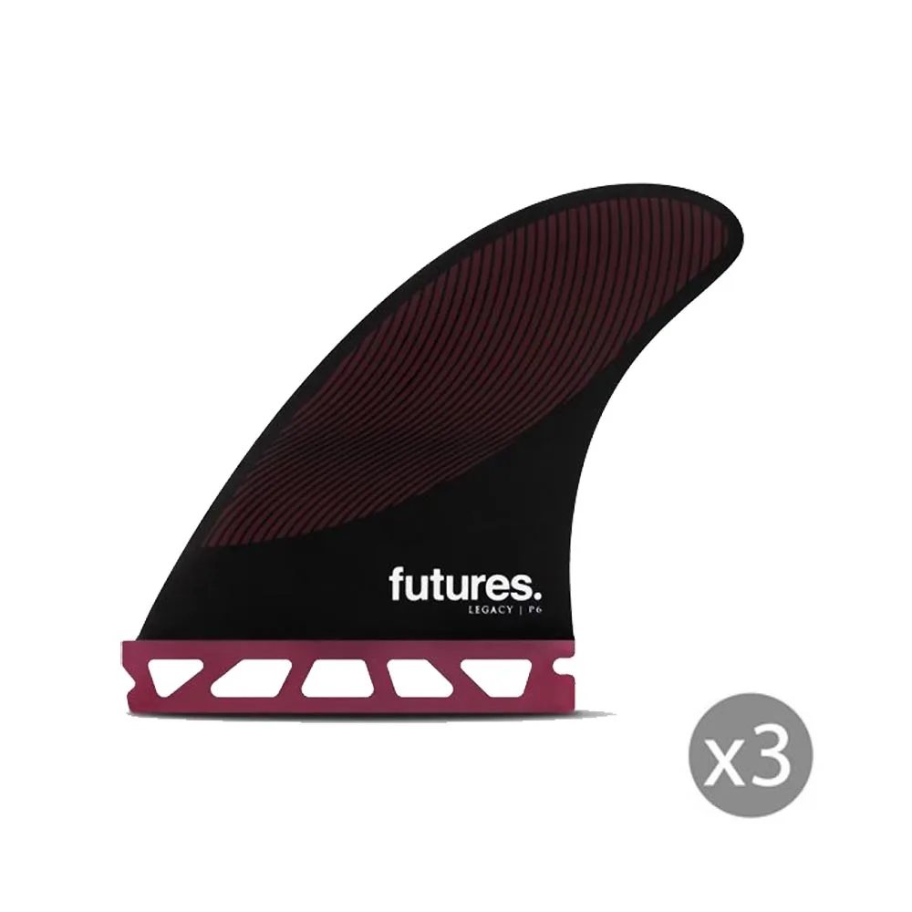 AILERONS SURF FUTURES FINS P6 HONEYCOMB MEDIUM SET DE 3 4 AILERONS SURF FUTURES FINS P6 HONEYCOMB MEDIUM SET DE 3 – Image 2