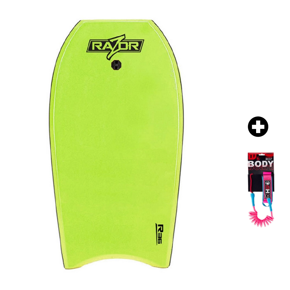 Ocean & Earth BODYBOARD RAZOR LIME 3 Ocean & Earth BODYBOARD RAZOR LIME