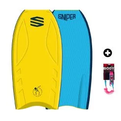Sniper Bodyboards BODYBOARD SNIPER BUNCH II EPS IMPROVE SERIES JAUNE/BLEU