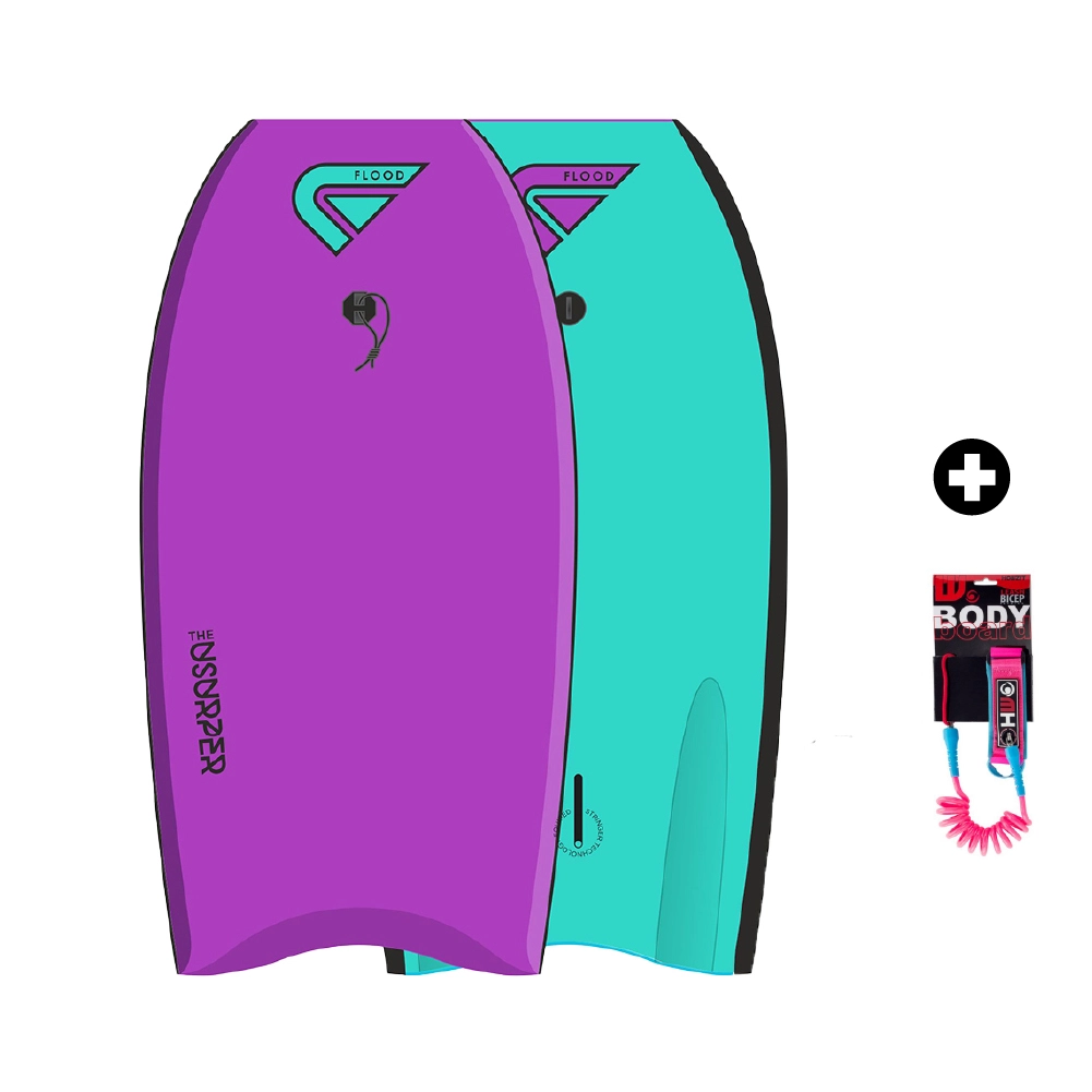 BODYBOARD FLOOD USURPER VIOLET/BLEU 37' 3 BODYBOARD FLOOD USURPER VIOLET/BLEU 37'