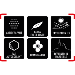 Grip De Traction SURF Antidérapant Hexapads Howzit - 20 Pcs