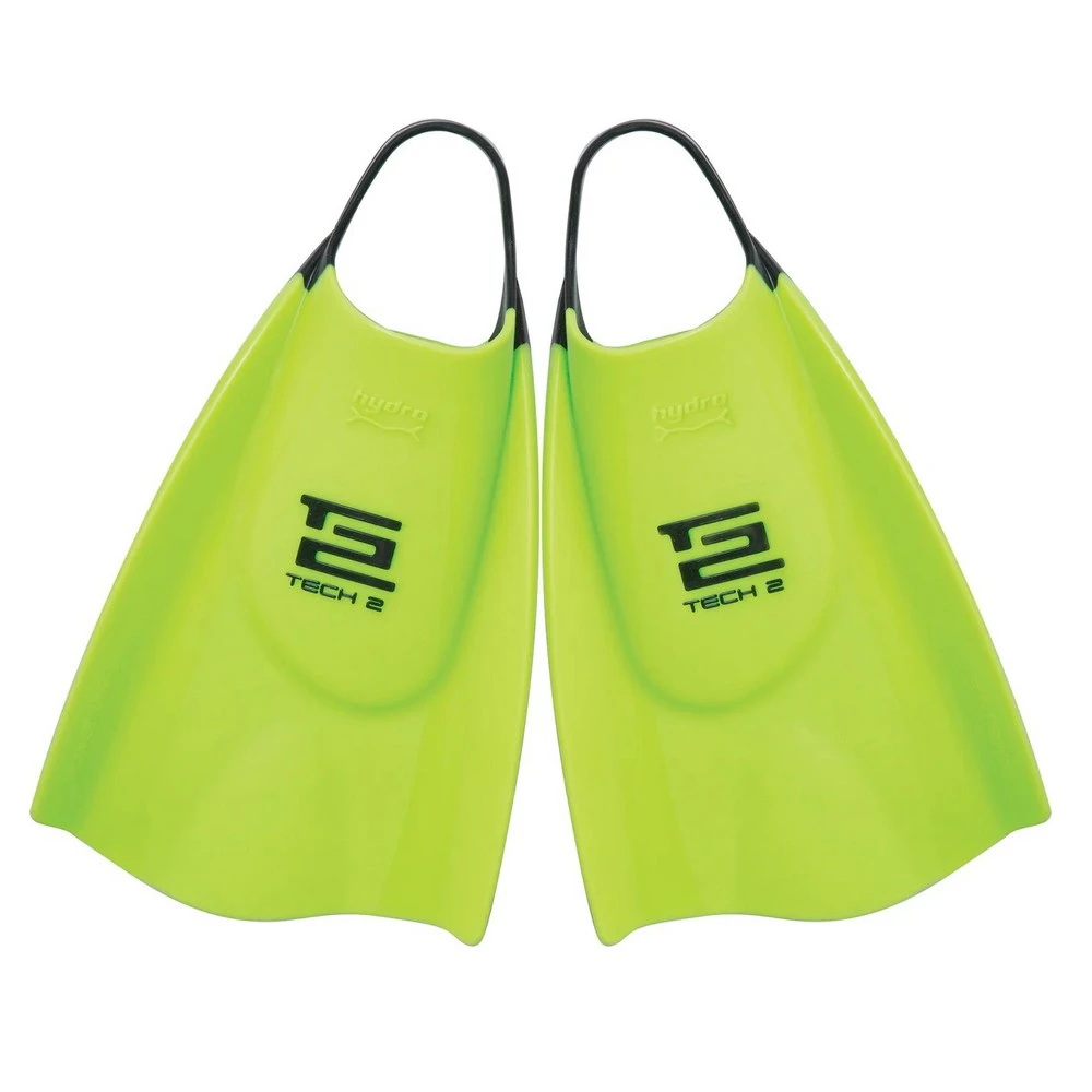 PALMES DE BODYBOARD HYDRO TECH 2 FINS JAUNE 3 PALMES DE BODYBOARD HYDRO TECH 2 FINS JAUNE