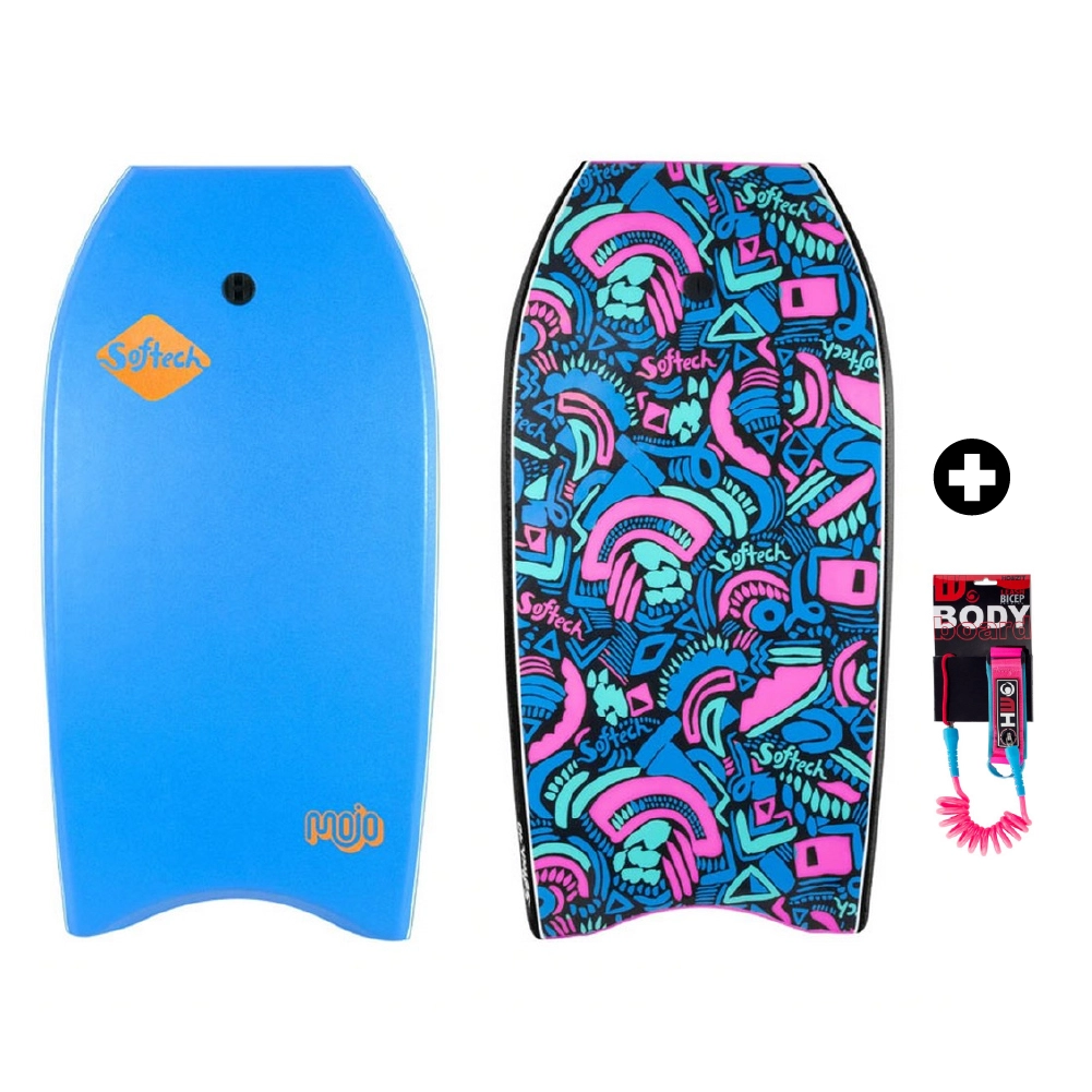 Bodyboard Softech Mojo Blue Retro 2 Bodyboard Softech Mojo Blue Retro