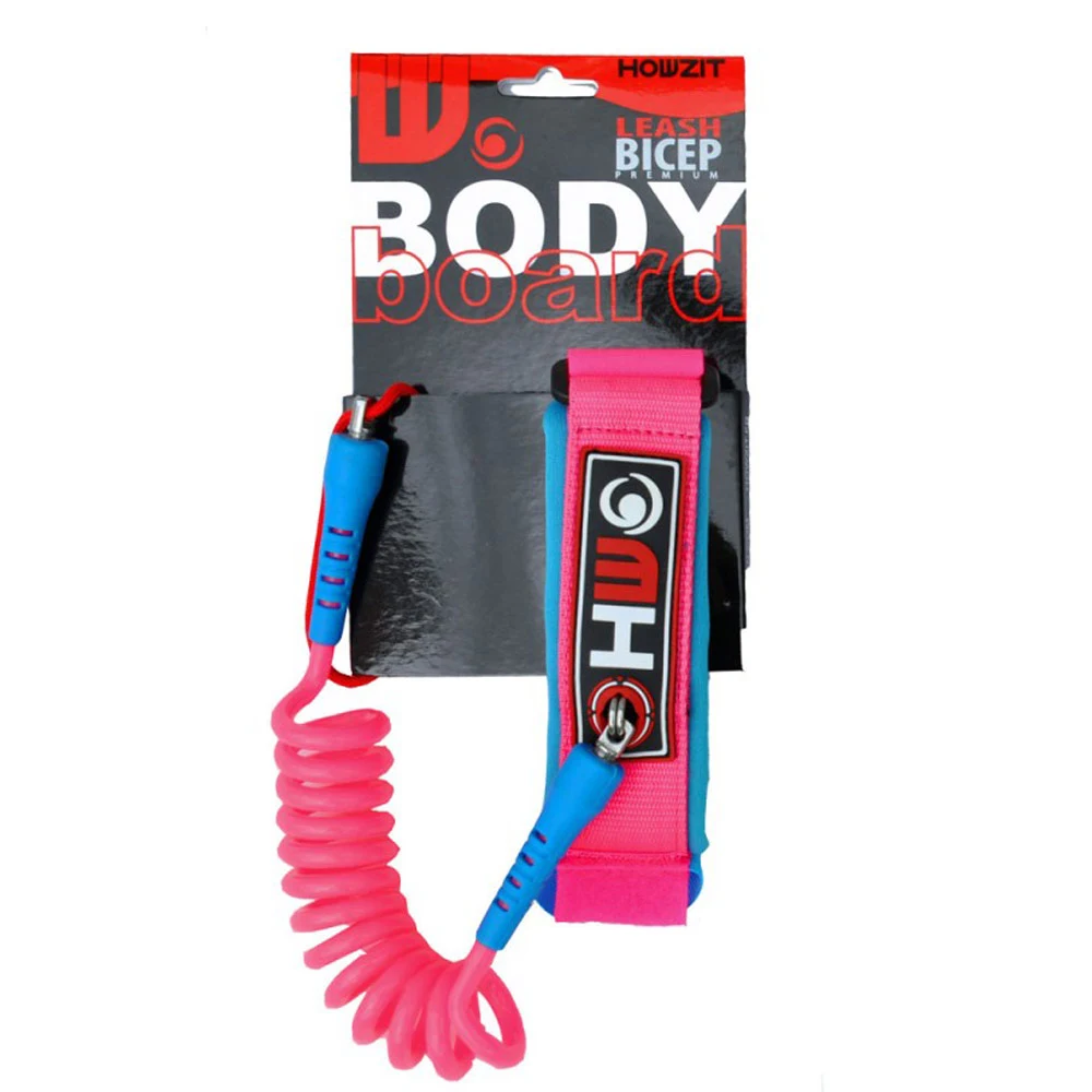 LEASH BODYBOARD HOWZIT ROSE/BLEU 3 LEASH BODYBOARD HOWZIT ROSE/BLEU