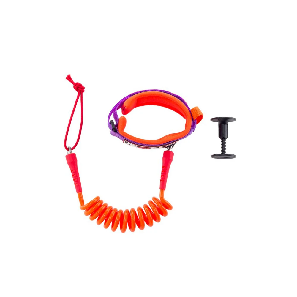 LEASH BODYBOARD HOWZIT ORANGE/VIOLET 4 LEASH BODYBOARD HOWZIT ORANGE/VIOLET – Image 2