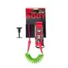 LEASH BODYBOARD HOWZIT VERT/ROUGE 2 LEASH BODYBOARD HOWZIT VERT/ROUGE -Windsurf Soldes sans titre 66 21 01 2020 12 06 38