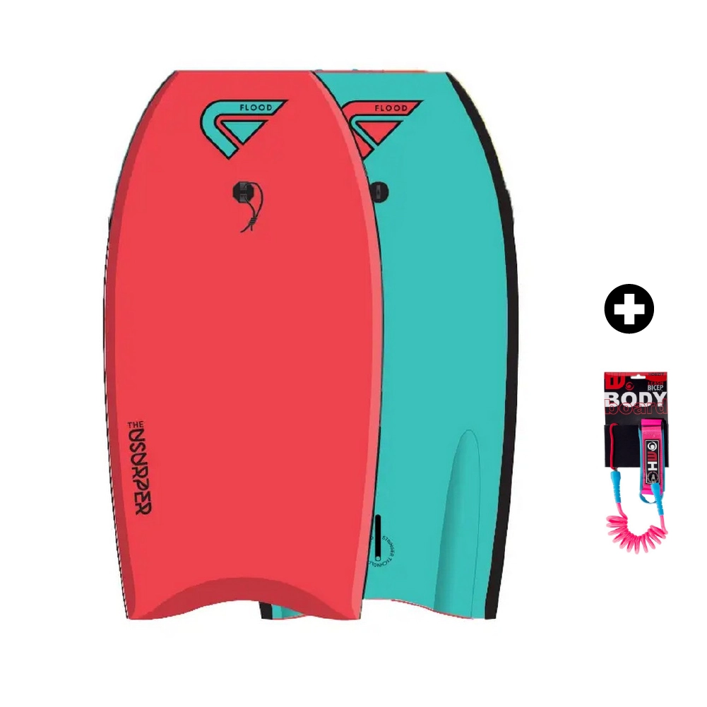 BODYBOARD FLOOD USURPER ROUGE/BLEU 3 BODYBOARD FLOOD USURPER ROUGE/BLEU